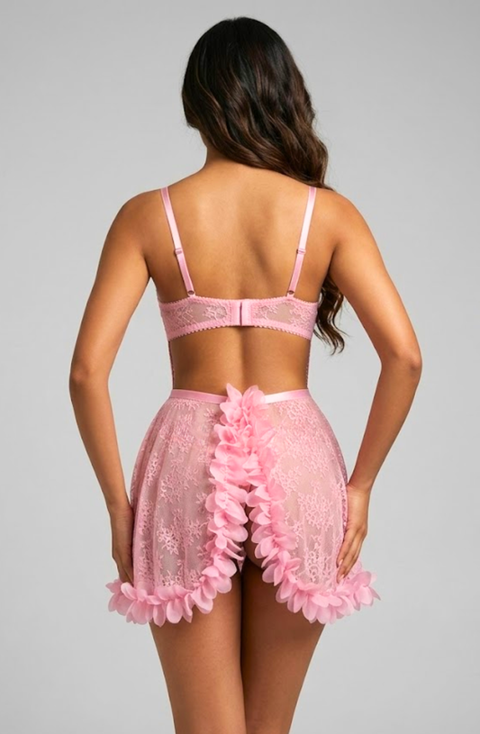 Bella Fleur Lace Babydoll