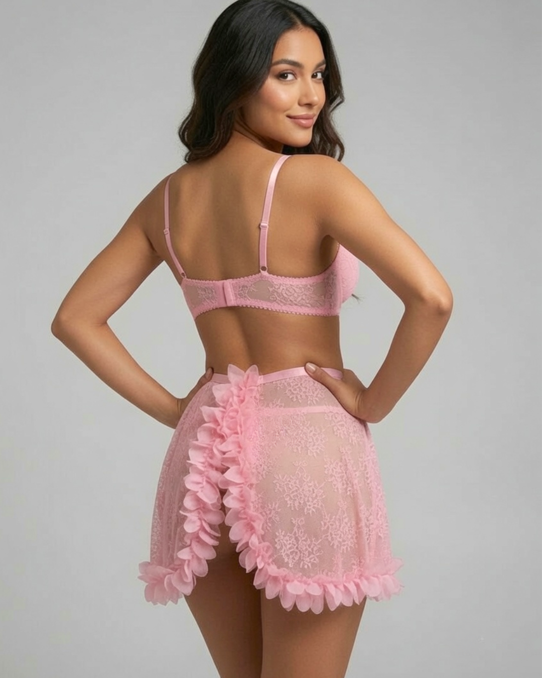 Bella Fleur Lace Babydoll