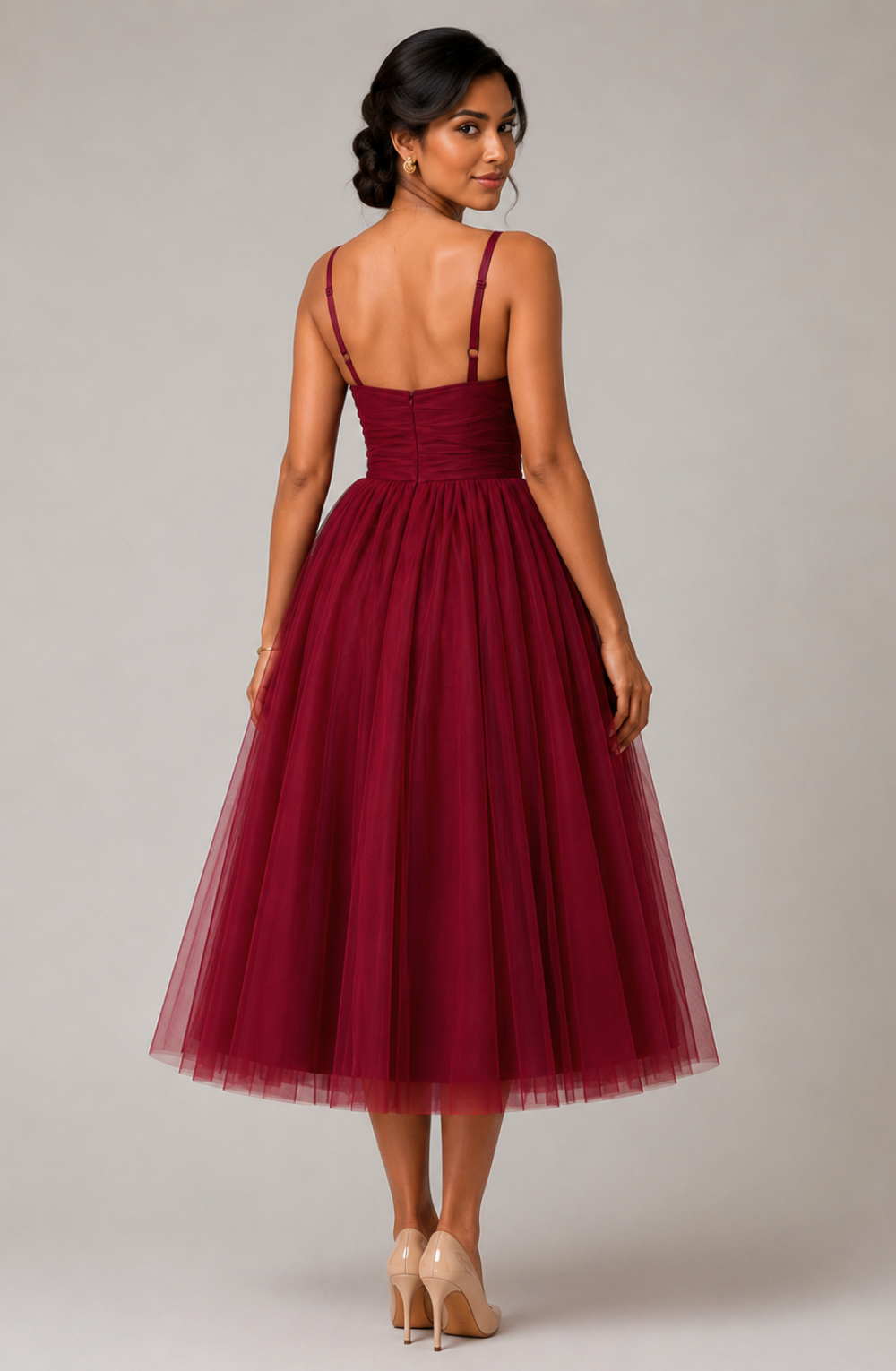 Camille Princess Midi Dress