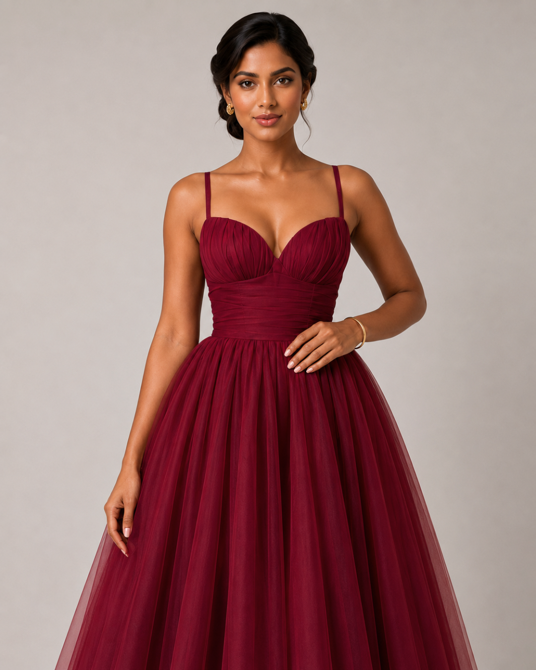 Camille Princess Midi Dress