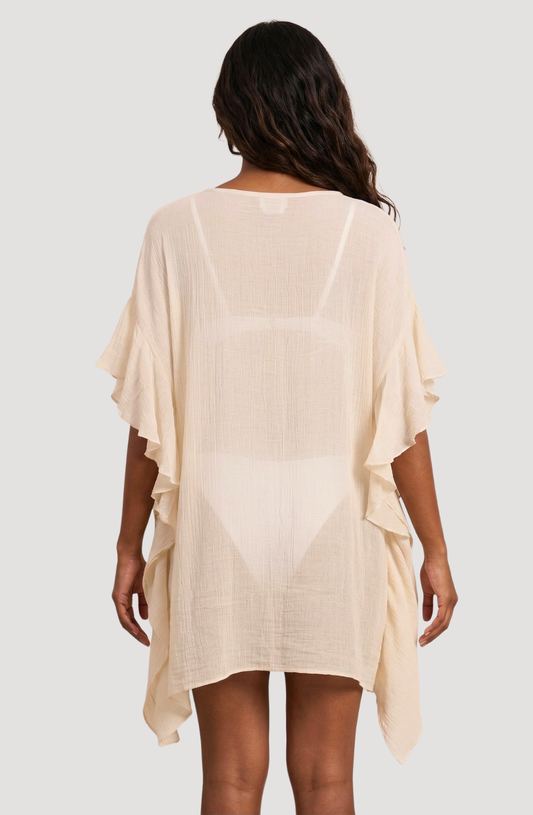 Coastal Bloom Kaftan Cover-Up