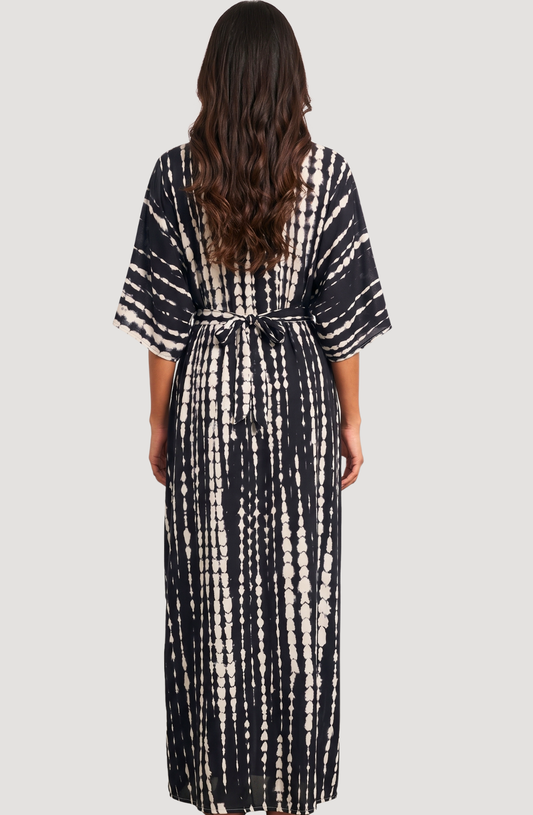 Coastal Muse Longline Beach Cover Up