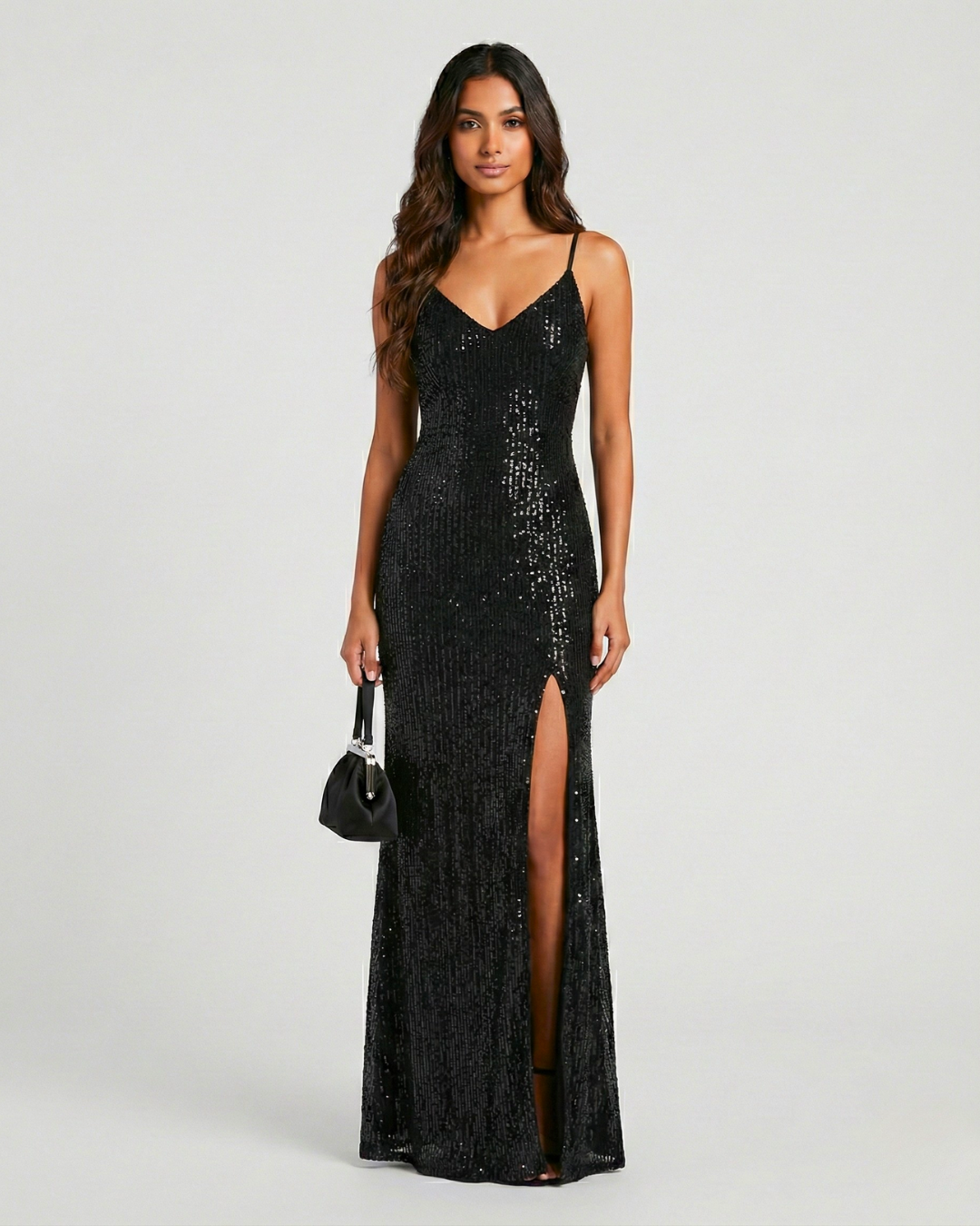 Colombo Nights Sequin Evening Dress