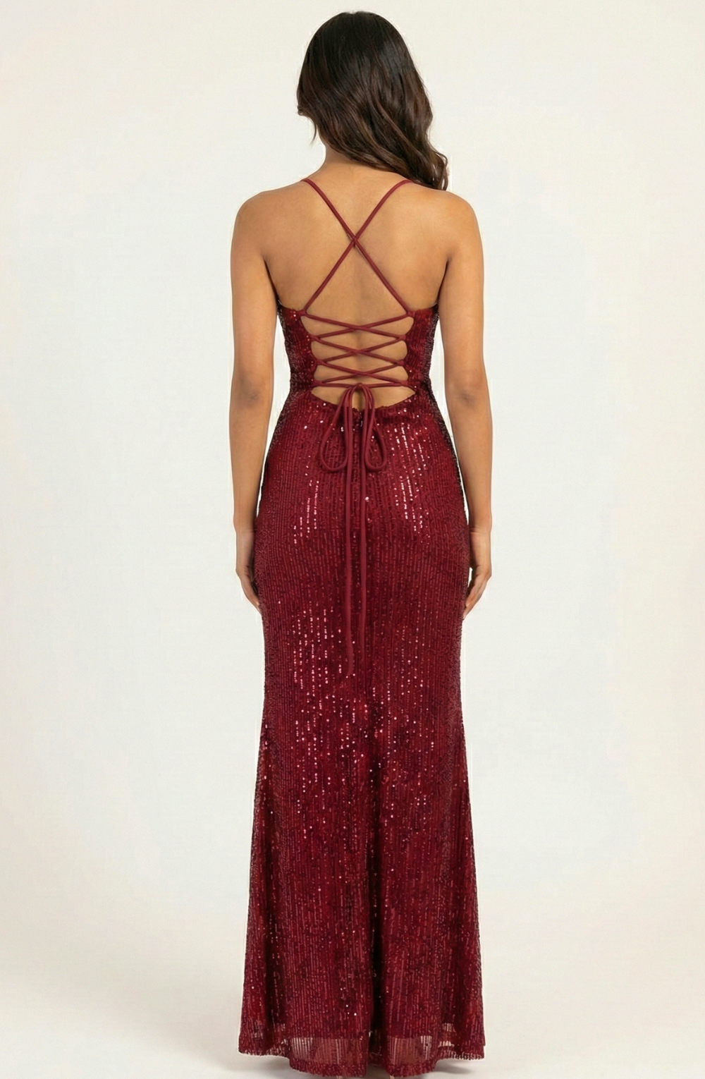 Colombo Nights Sequin Evening Dress