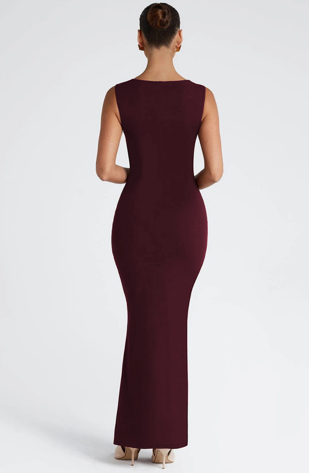 Contour Muse Square-Neck Maxi Dress