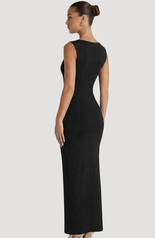 Contour Muse Square-Neck Maxi Dress