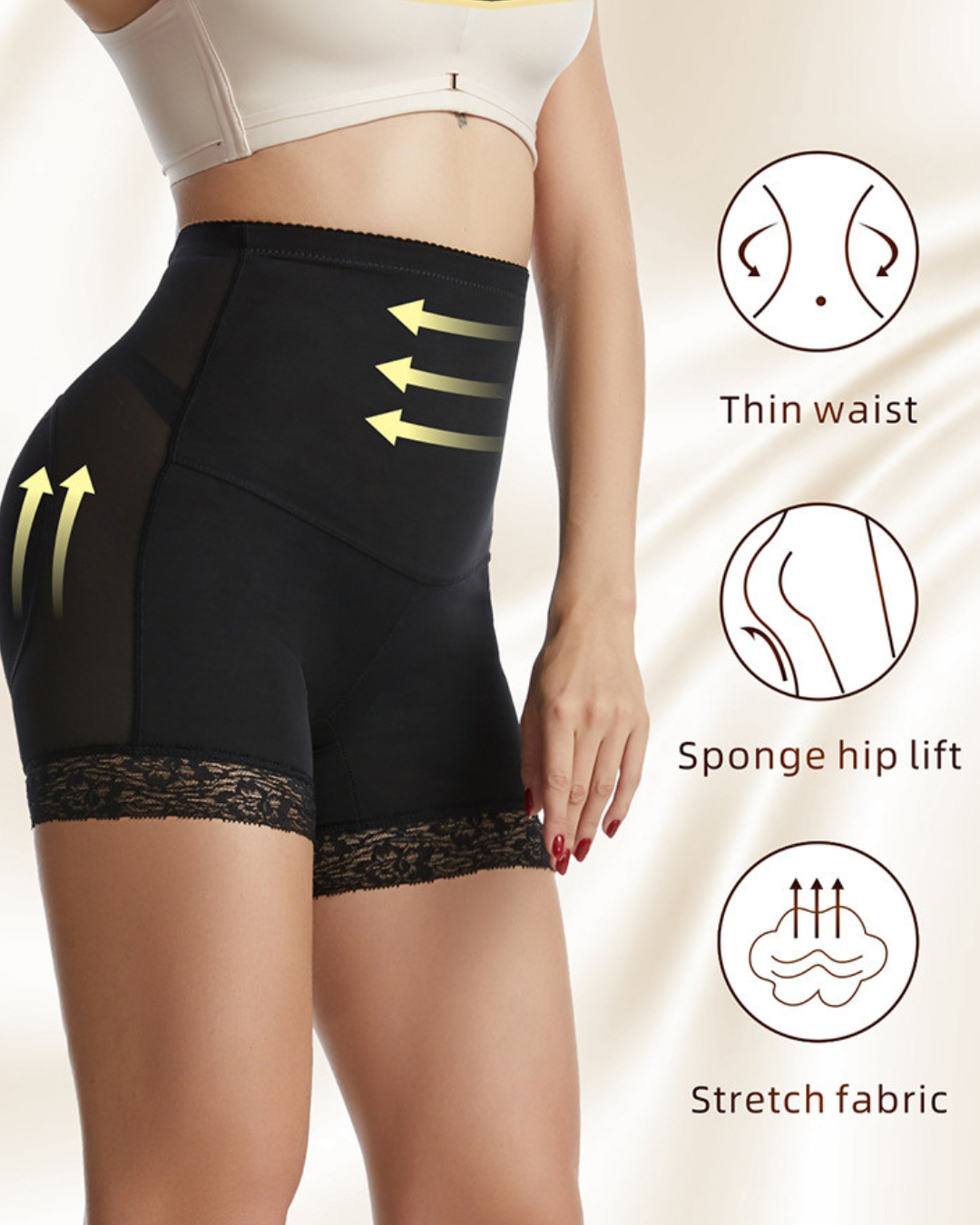 CurveLuxe Lift & Tummy Control Short