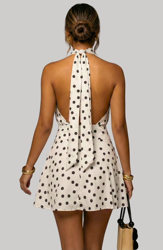 Dottie Muse Halter Mini Dress