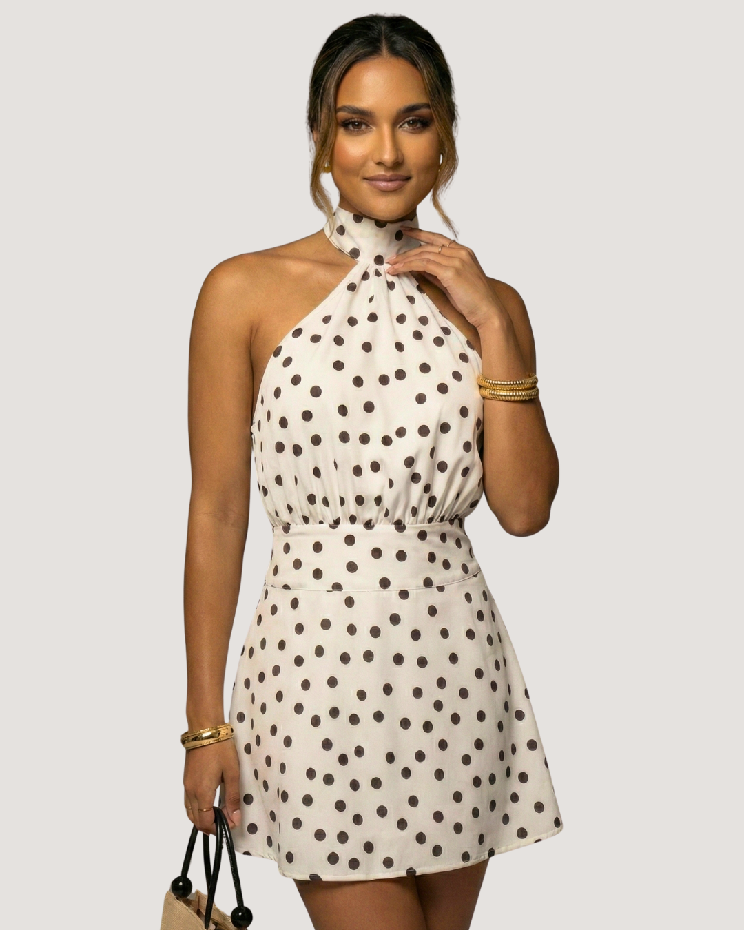 Dottie Muse Halter Mini Dress