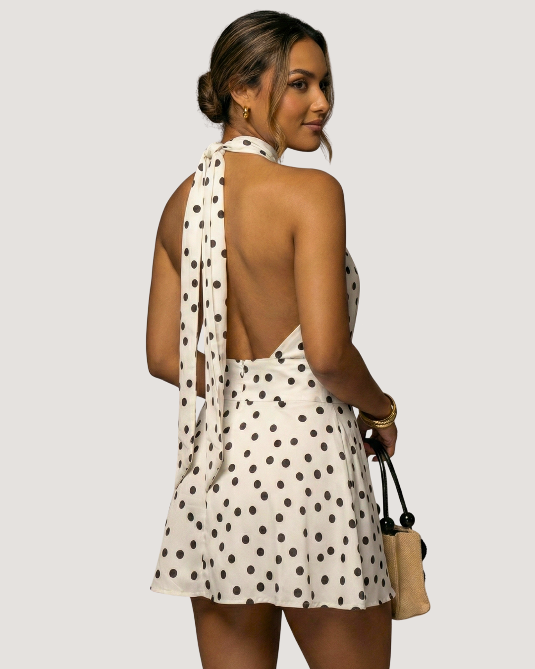 Dottie Muse Halter Mini Dress