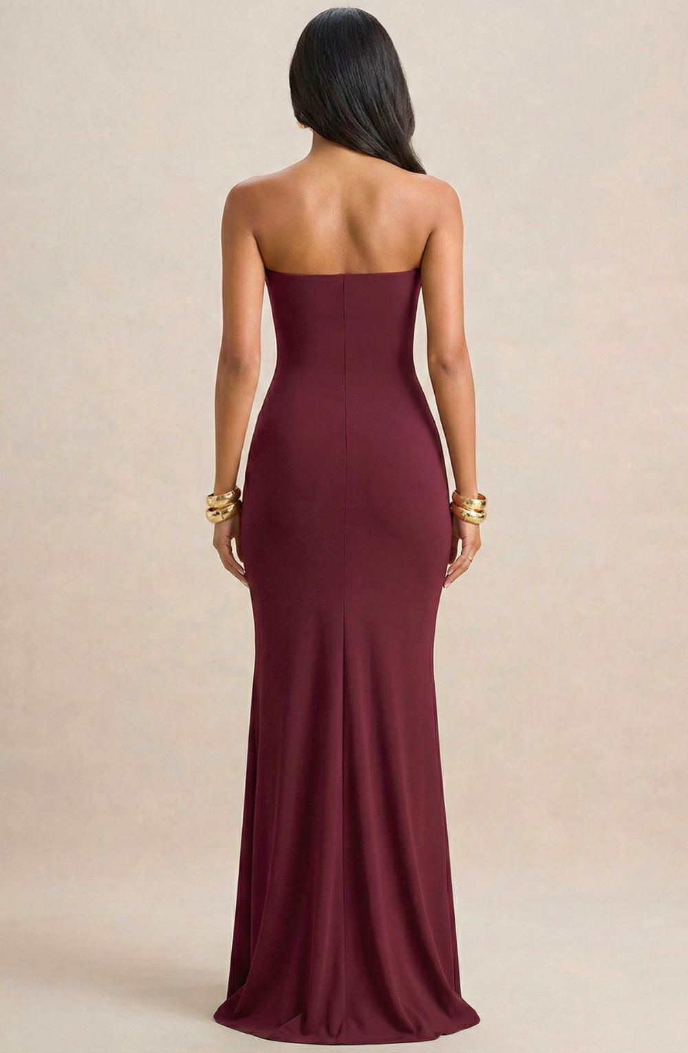 Eclipse Elegance Strapless Ruched Dress