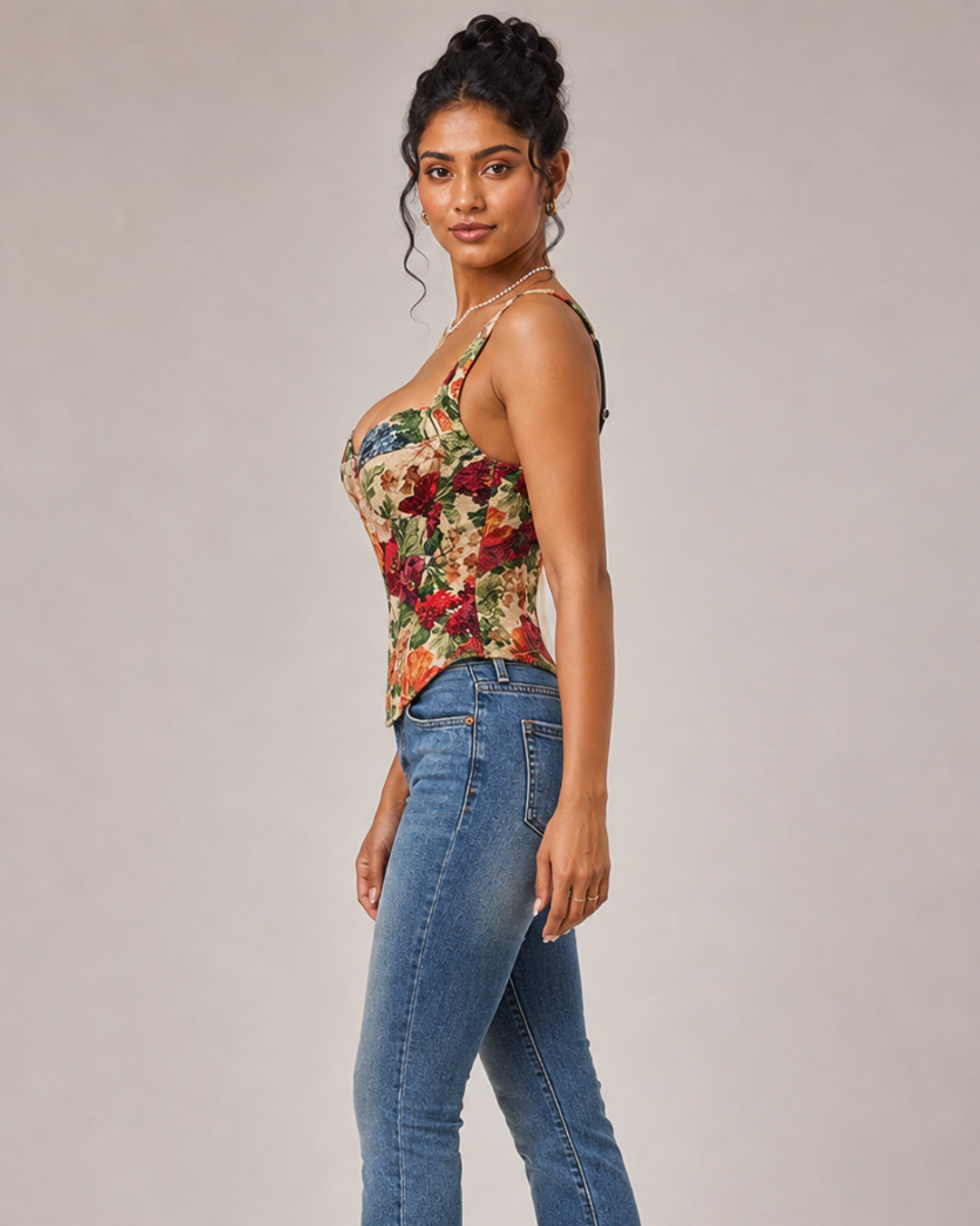 Estée Sculpted Floral Corset