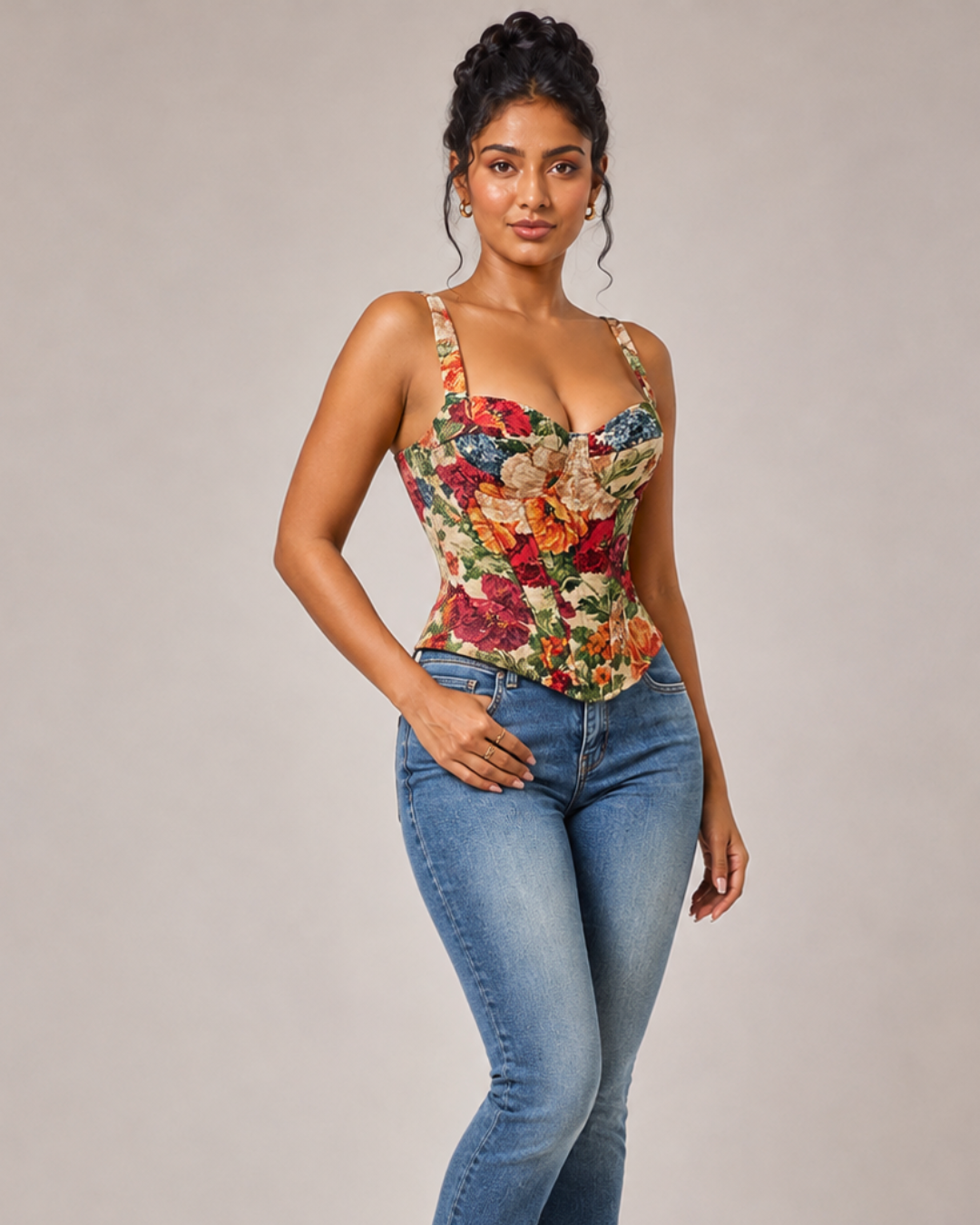 Estée Sculpted Floral Corset