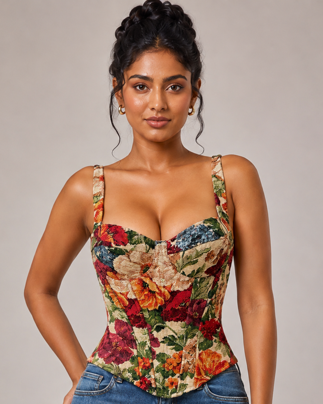 Estée Sculpted Floral Corset