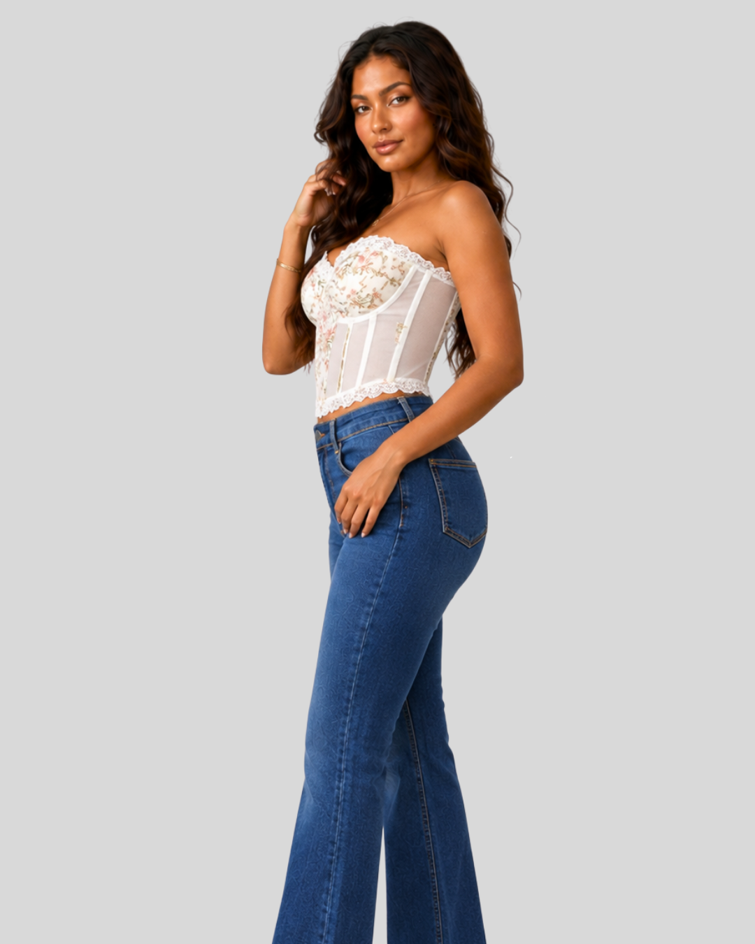 Flora Grace Tube Corset Top