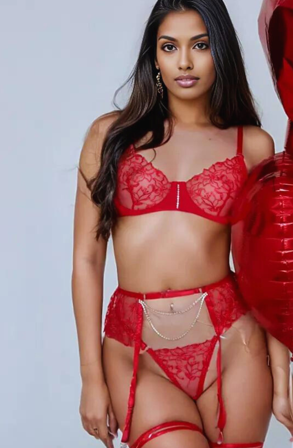 Garden of Seduction 5-Piece Lingerie Set