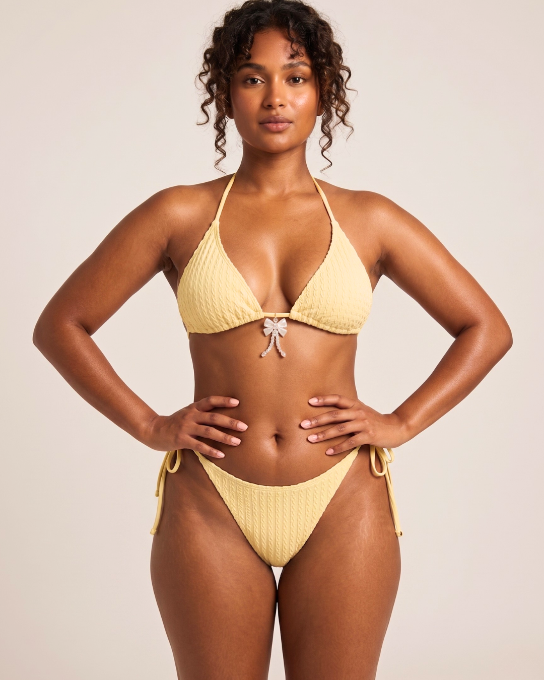 Isla Curve Tie-Side Bikini Set