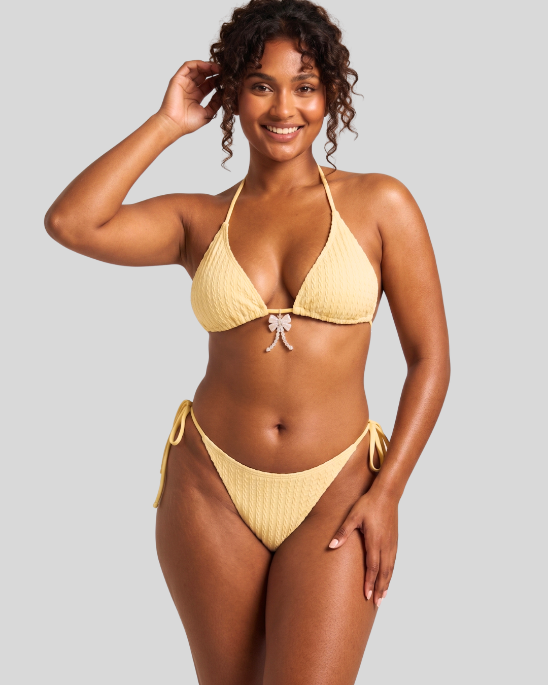 Isla Curve Tie-Side Bikini Set