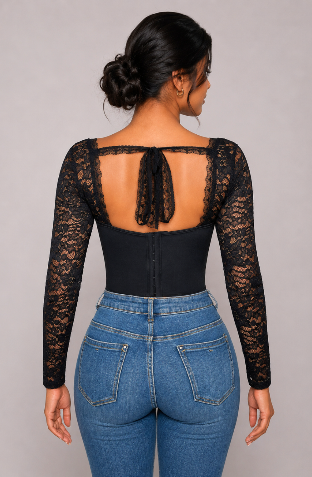 Léa Sweetheart Lace Corset Top