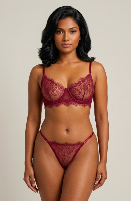 Luxurious Lace Bra and Panty Set