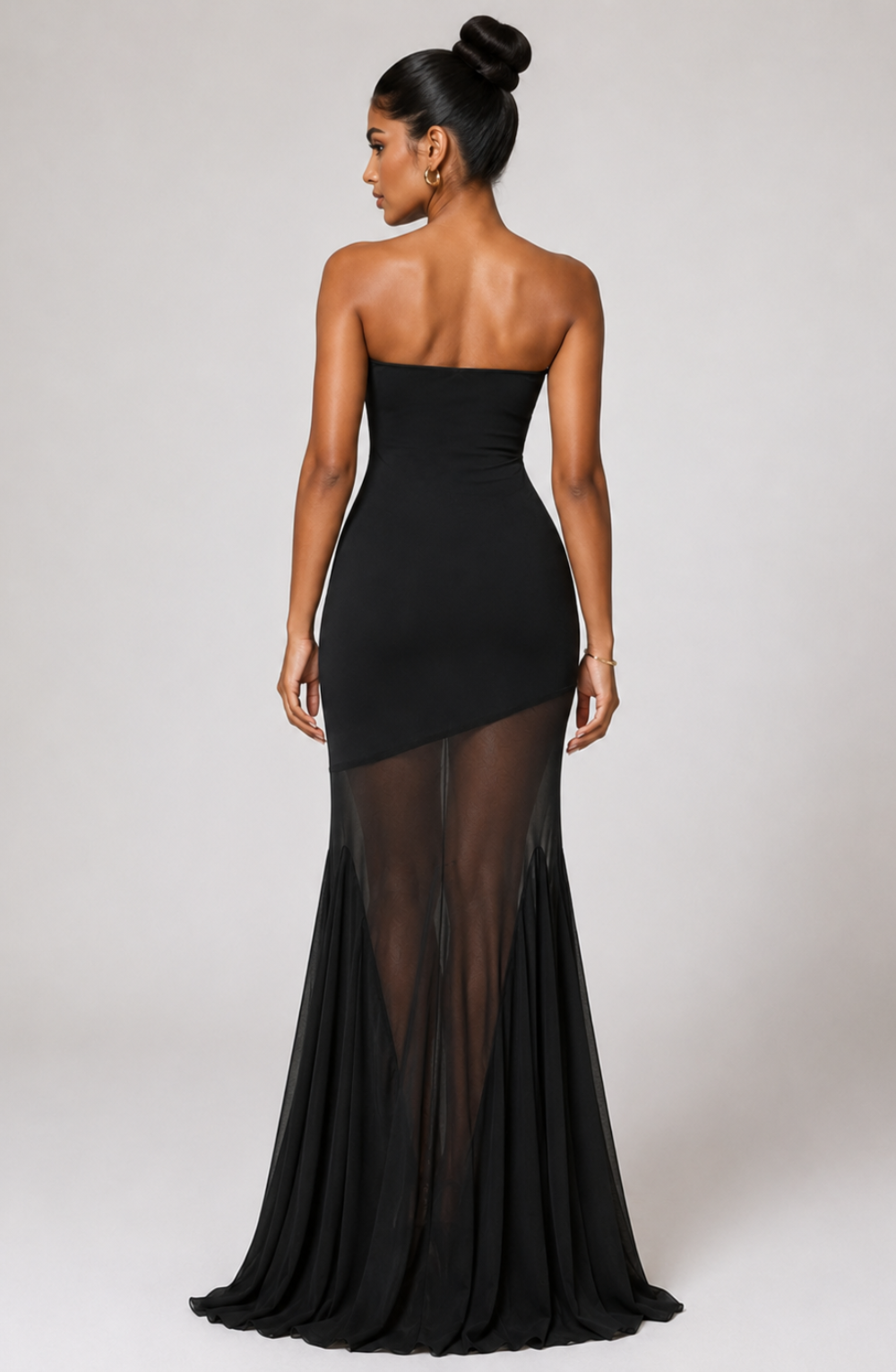 Maëlys Strapless Illusion Dress
