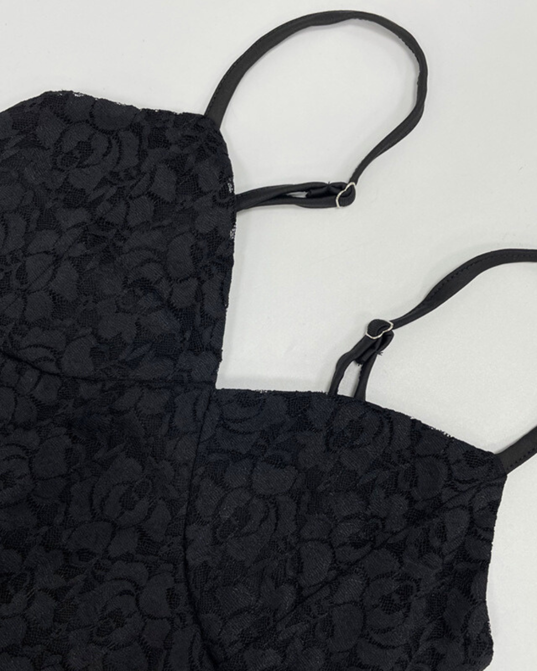 Midnight Lace Evening Gown