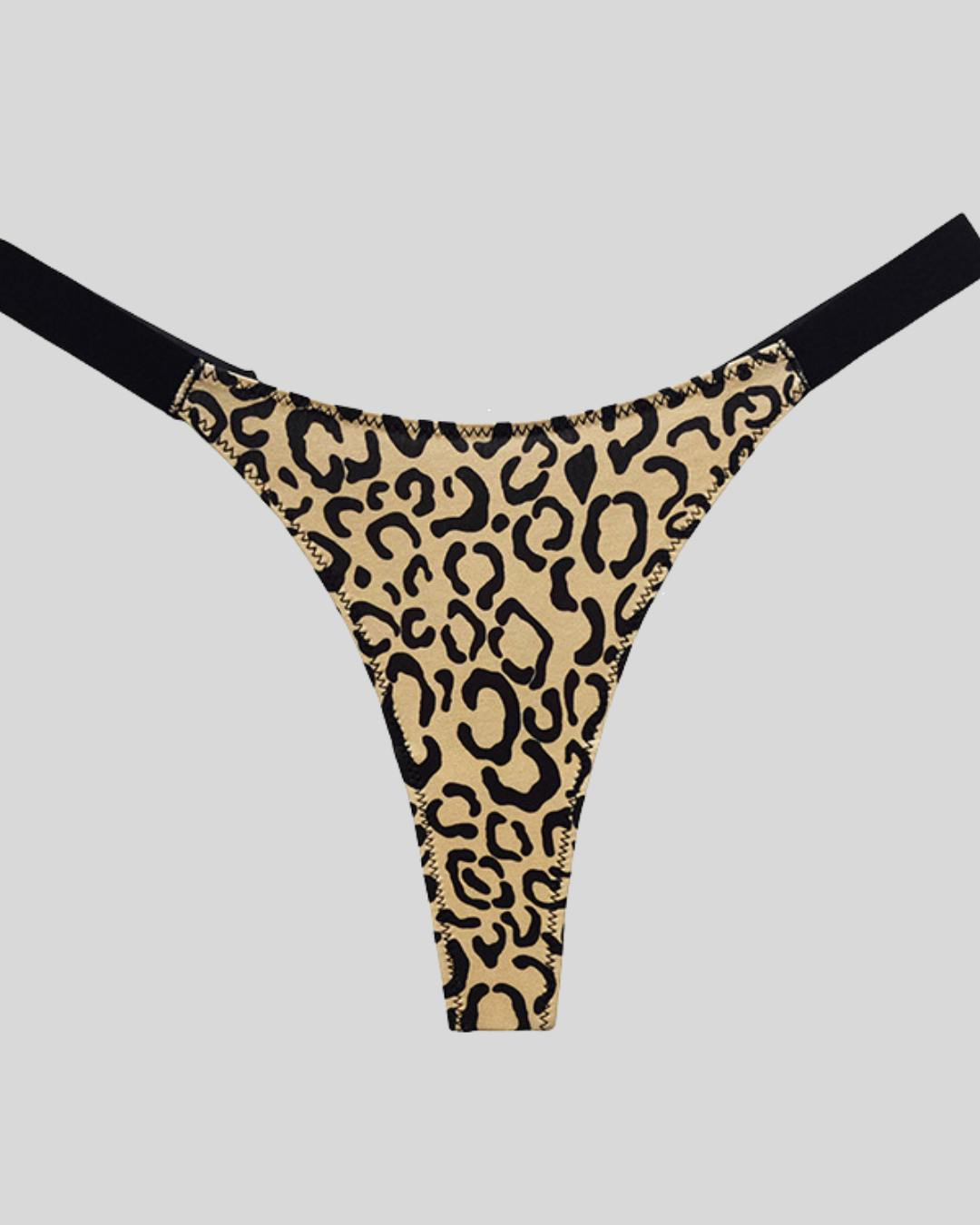 Modern Cotton Chic T-Back Thong - Lepord