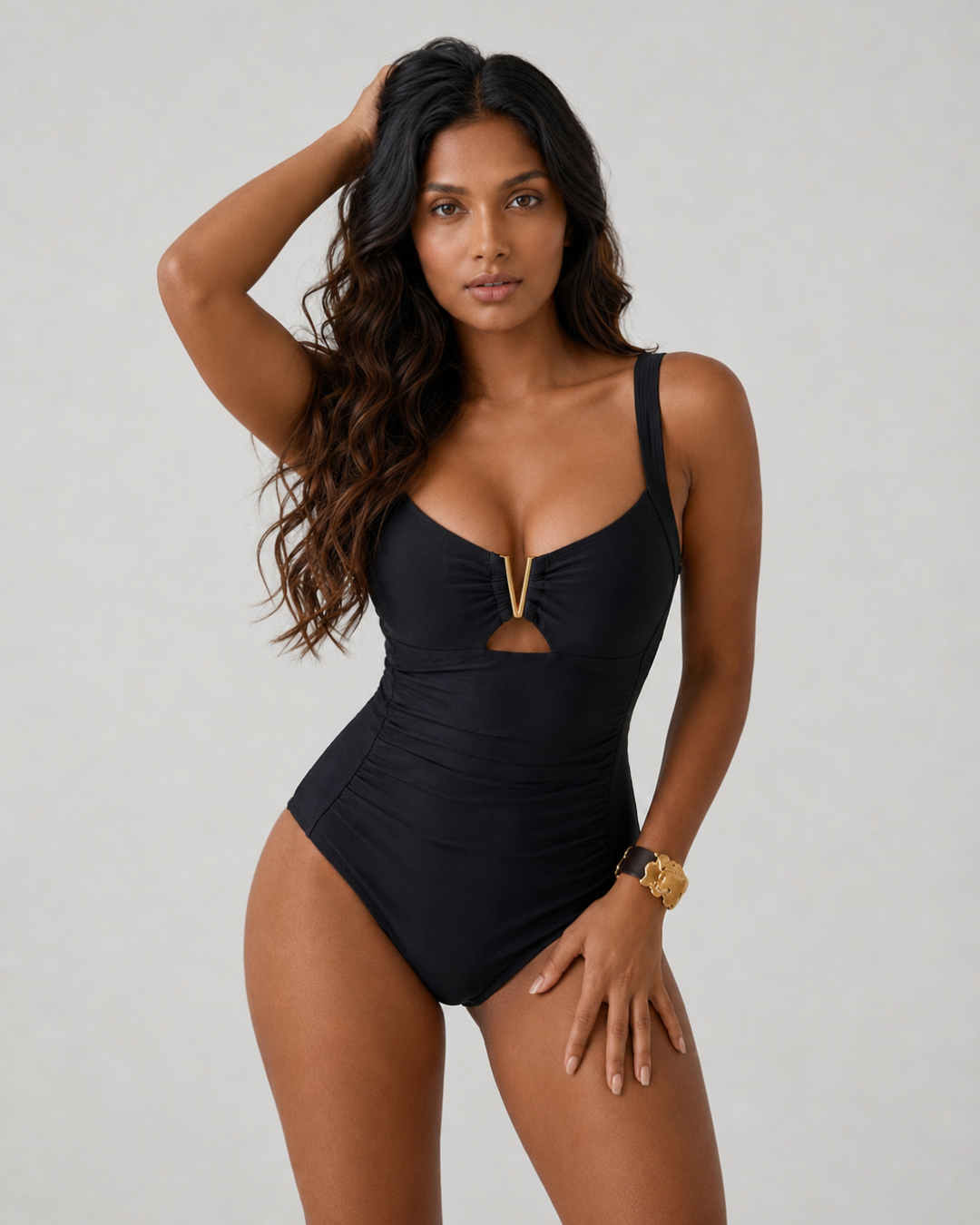 Nayara Sculpt V-Bar One Piece Swimsuit