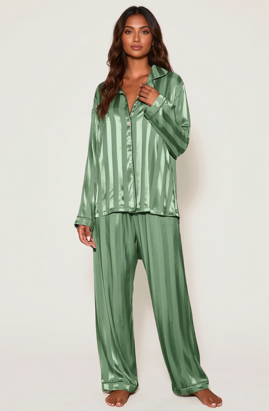 Noelle Satin Ease Lounge Set