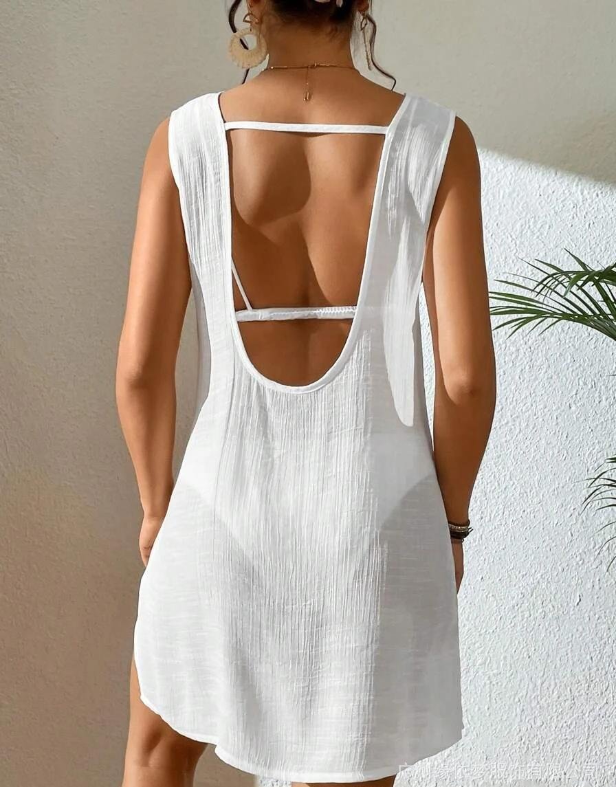 Bare-Back Beach Cover-Up