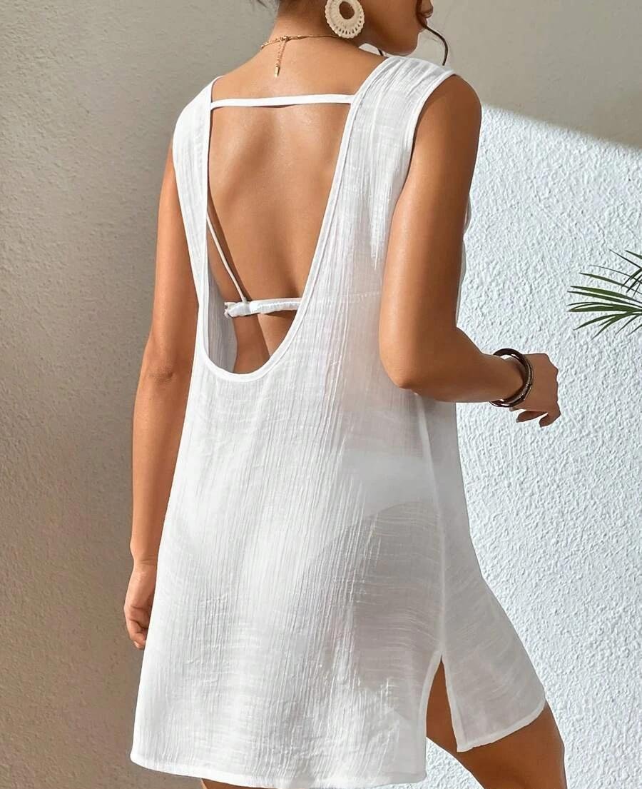 Bare-Back Beach Cover-Up