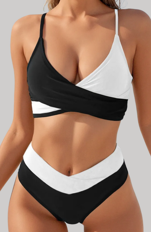 Ocean Envy Pleated Bikini Set