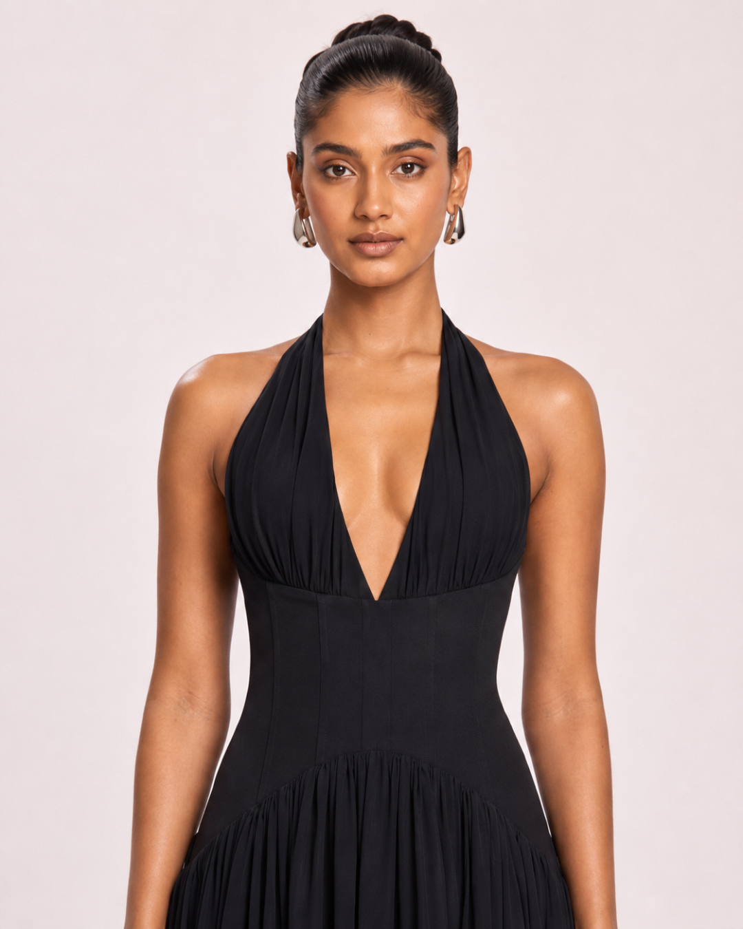 Océane Corset Halter Dress