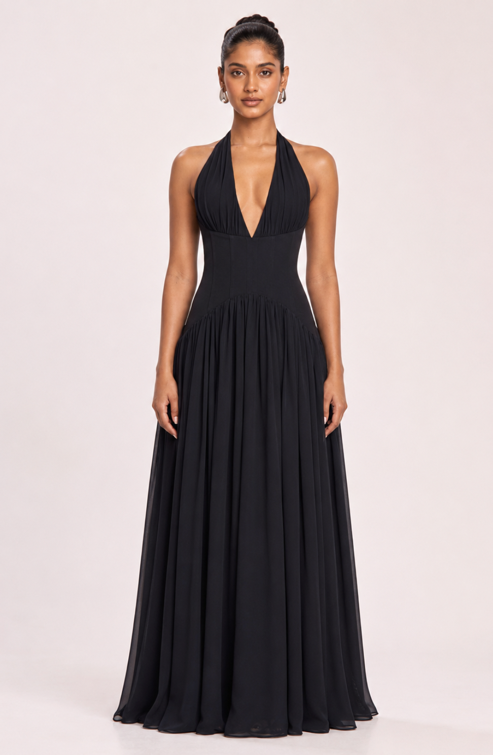 Océane Corset Halter Dress