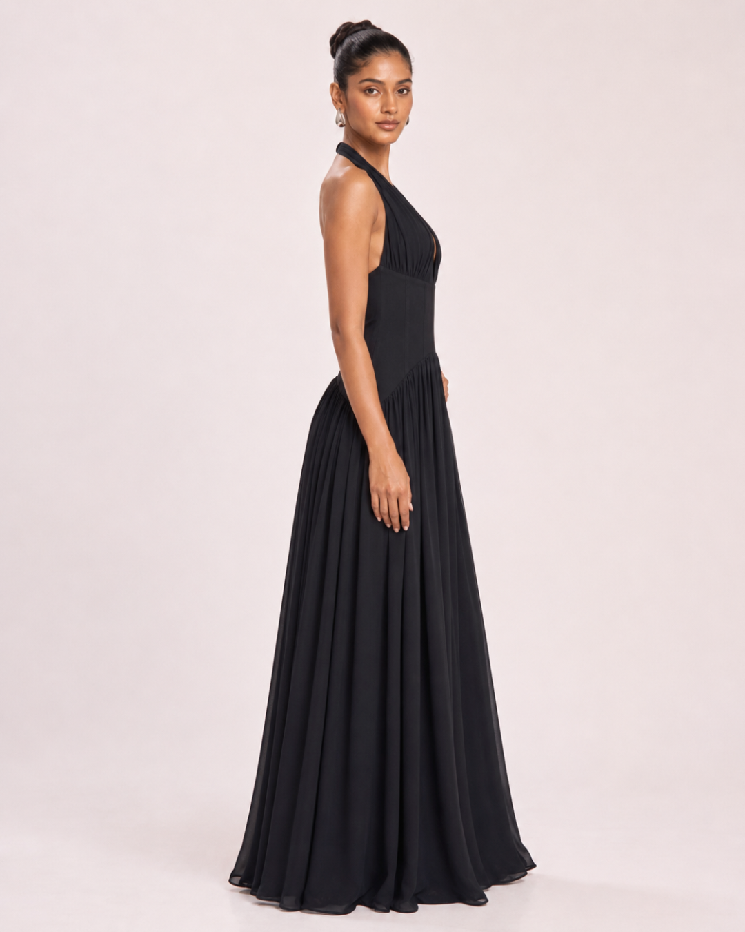 Océane Corset Halter Dress