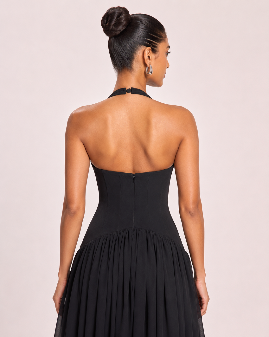 Océane Corset Halter Dress