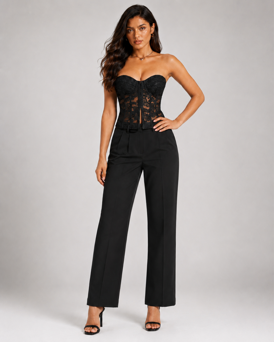 Odette Boned Lace Corset