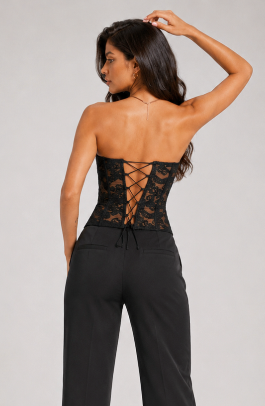 Odette Boned Lace Corset