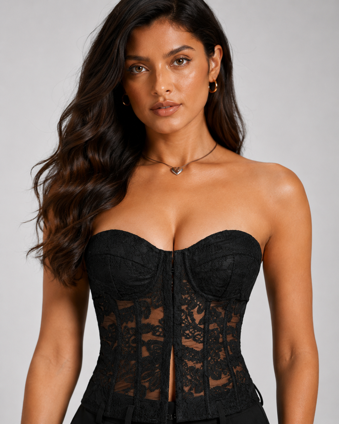 Odette Boned Lace Corset