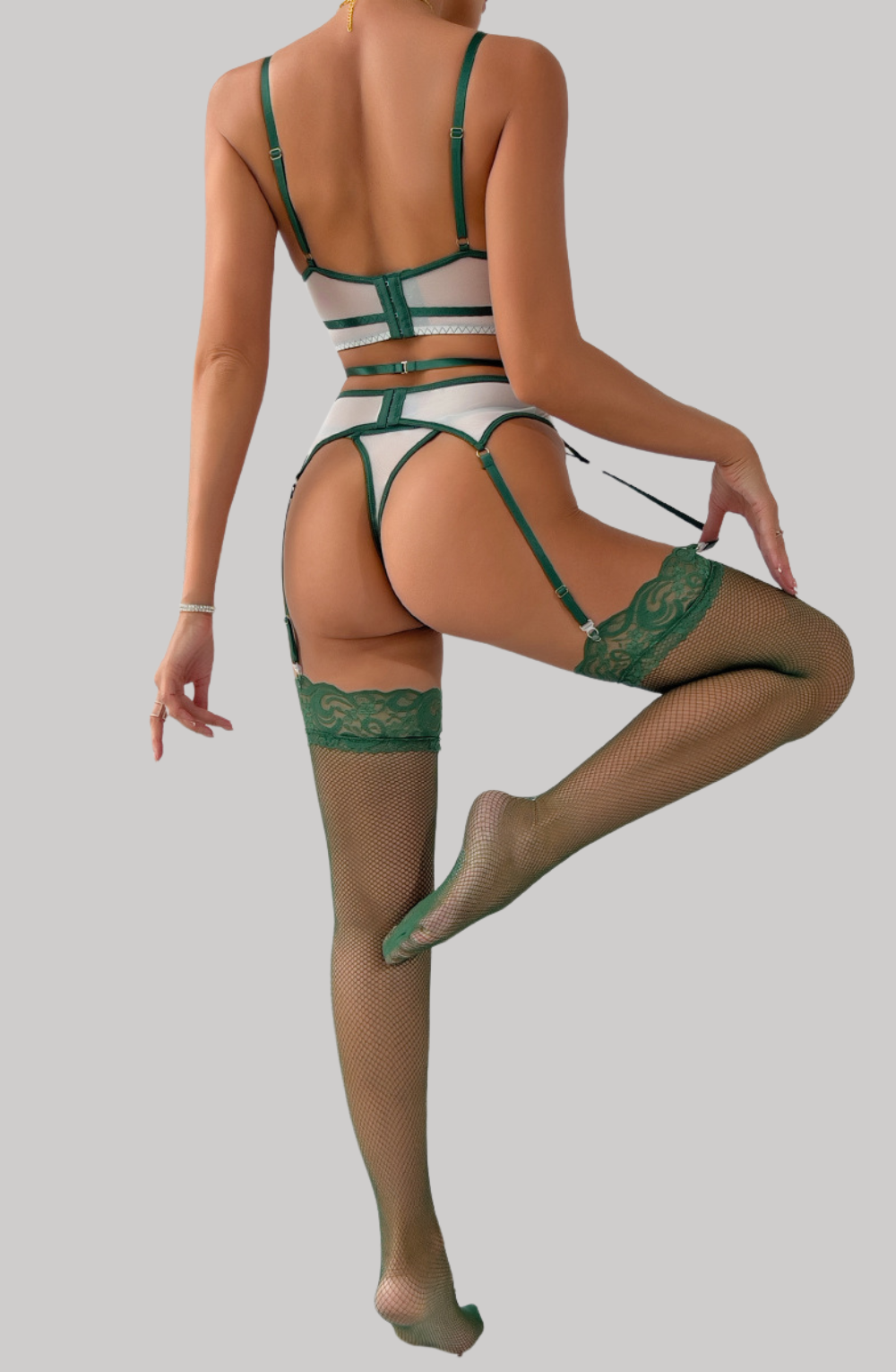 Olive Obsession Lingerie Set