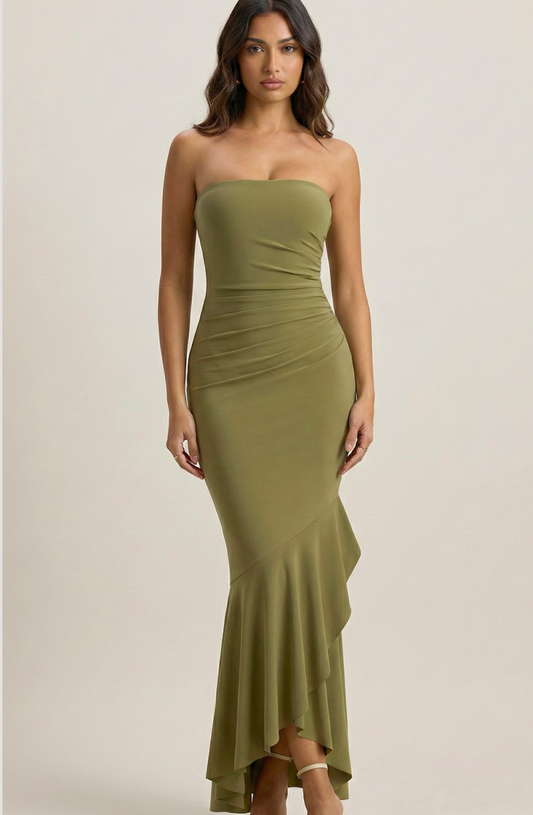 Olive Aura Mermaid Dress