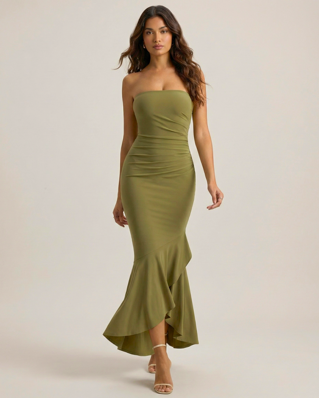 Olive Aura Mermaid Dress
