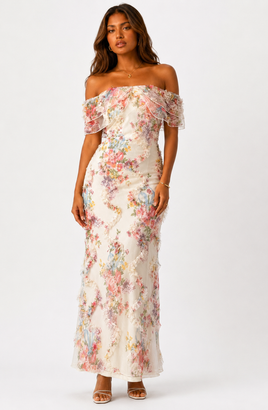 Rosalie Bloom Ruffle Dress