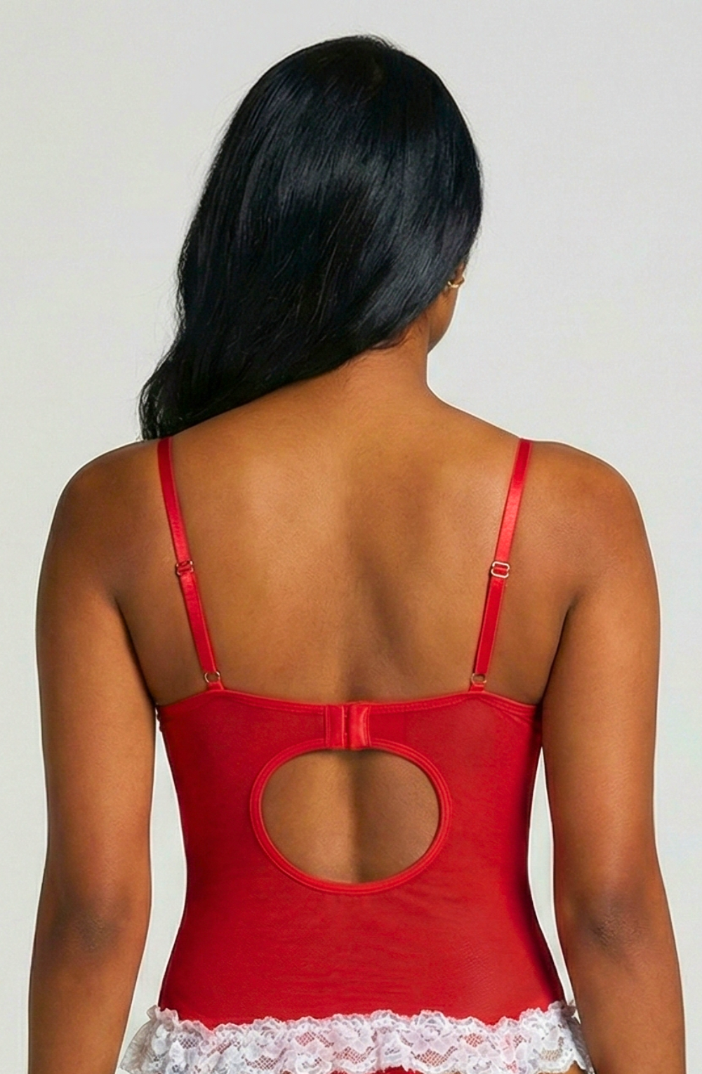 Santa Baby Fur-Trimmed Lingerie Set