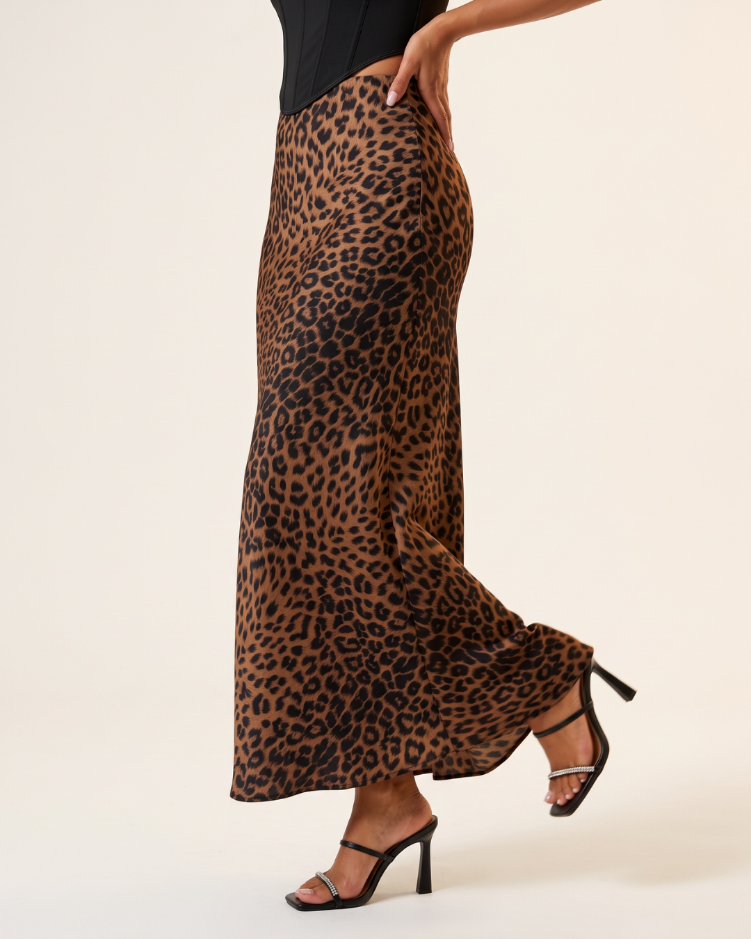 Savage Elegance Satin Skirt