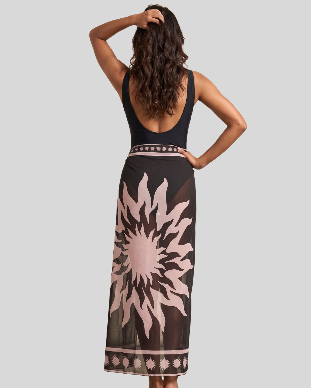 Solea Wrap One-Piece Swimsuit Set