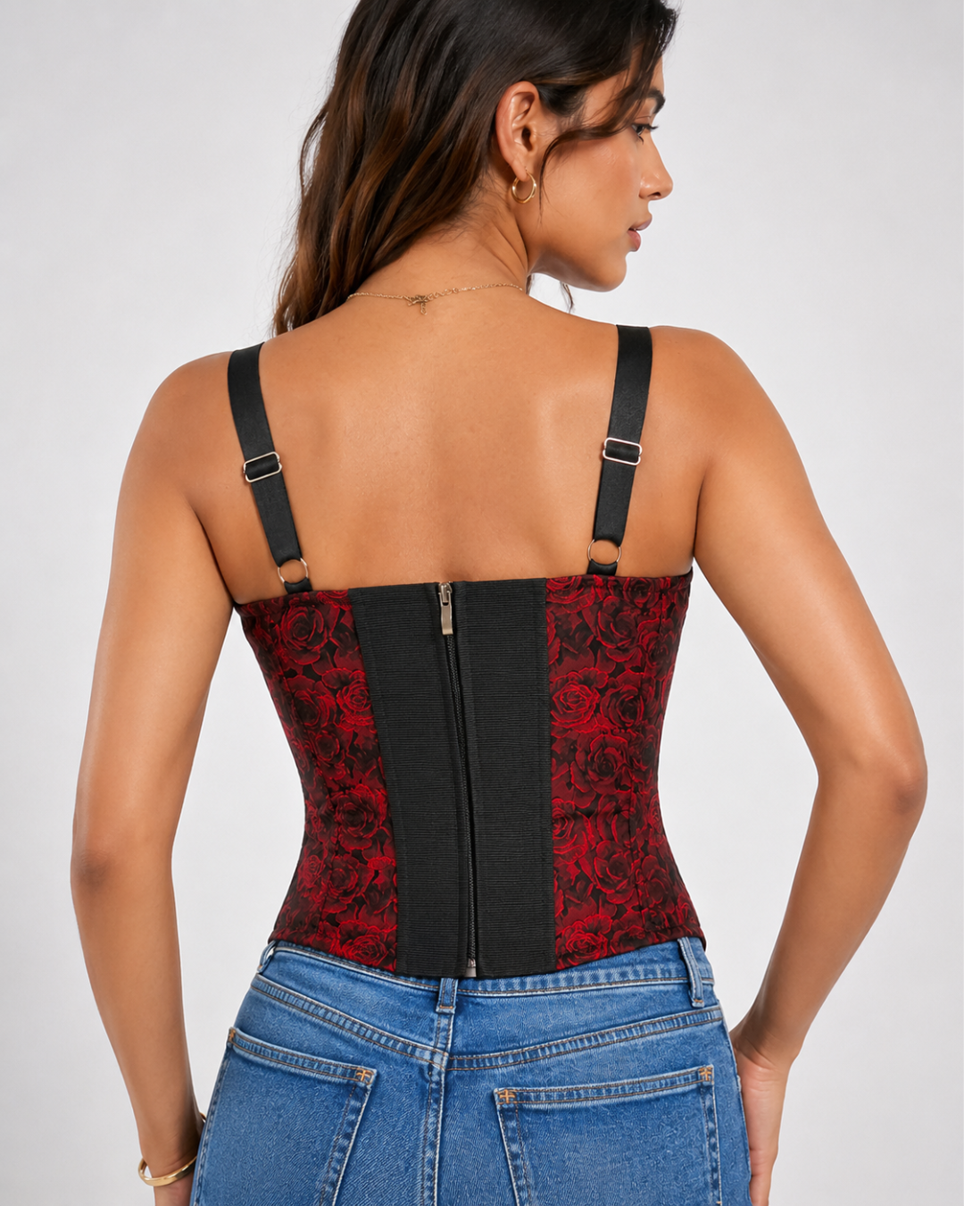 Solene Rose Corset Top
