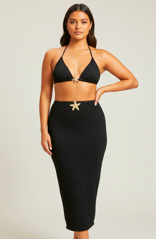 Starfish Glow 3-Pieces Bikini Set