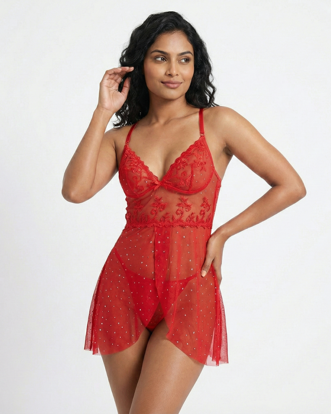 Starlit Romance Embellished Babydoll