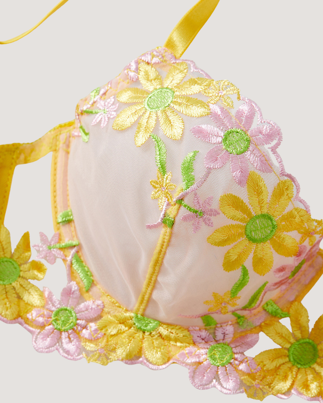 Sunshine Bloom Bra and Panty Set